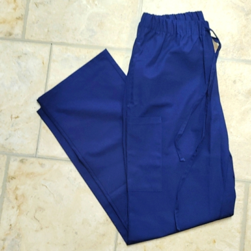 Strictly Scrubs Unisex Navy blue scrub pants NWOT